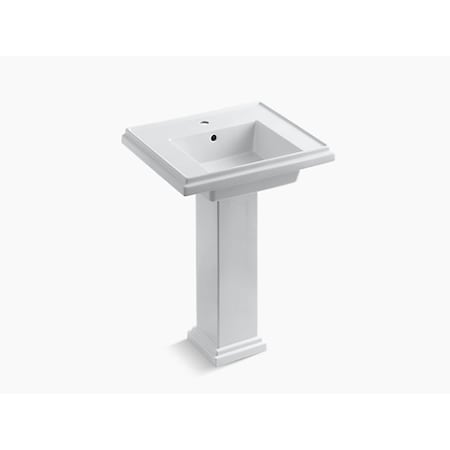 Kohler Tresham 24 Pedestal Bathroom Sink W/ Single Faucet Hole 2844-1-0